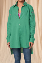 Green Slogan Shirt