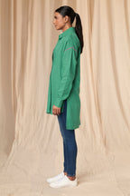Green Slogan Shirt