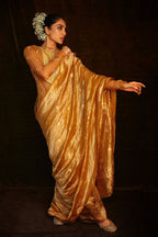 Sunehri Tissue  Saree