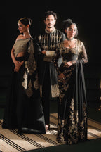 The Sunheri Bel Stitched Saree
