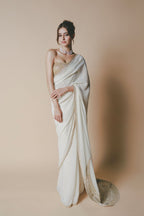Ivory Chaand Saree