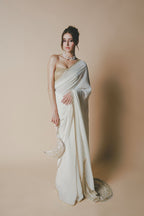 Ivory Chaand Saree