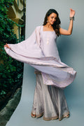 Lilac Pixie Dust Sharara Set